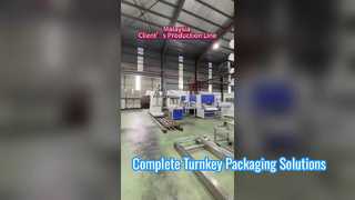 We provide customized three-packaging whole line solutions for Malaysian clients.