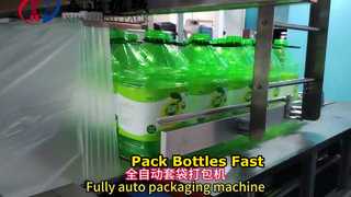 เครื่องบรรจุอัตโนมัติเต็มรูปแบบสำหรับขวดน้ำยาล้างจานความจุขนาดใหญ่